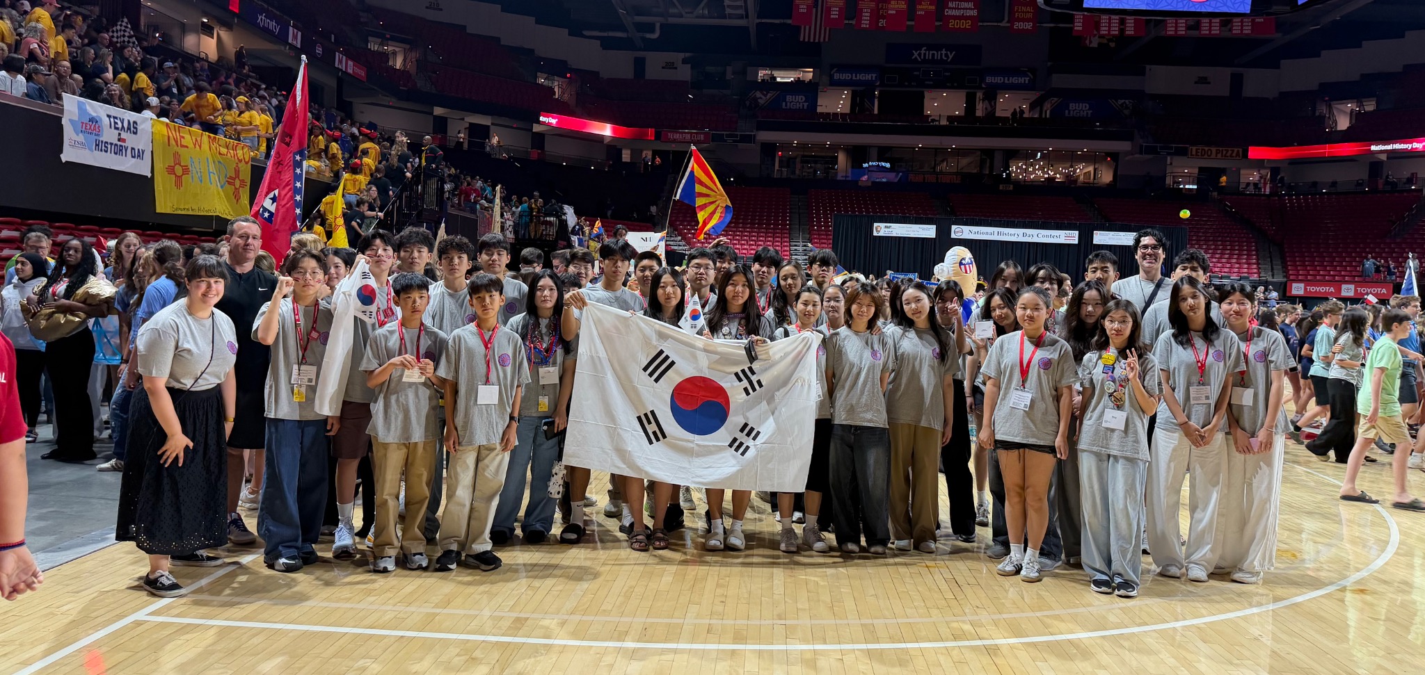 NHD Korea students at the National Contest